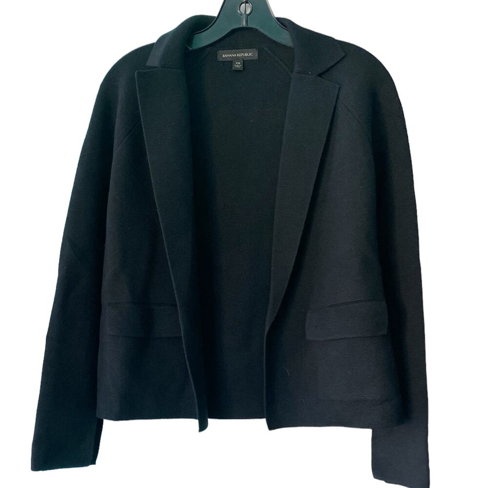 NWOT Banana Republic Open Front Long Sleeve Cardigan Green Women's Size XS